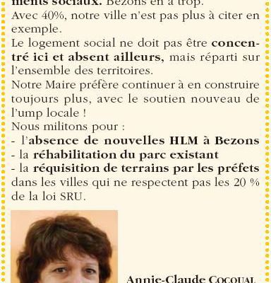 Bezons Infos - Octobre 2008 : Logement social