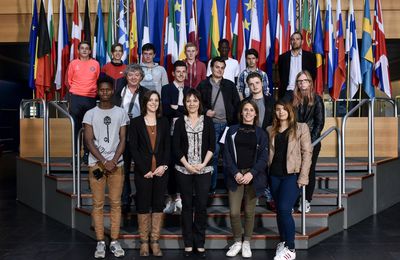 Des élèves de l'EREA/LEA au parlement européen de Strasbourg