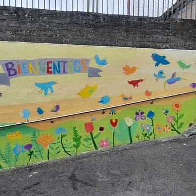 Au mois de mai...des oiseaux et un jardin à l´école!