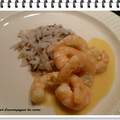 Crevettes sauce orange WW