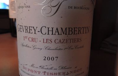 domaine Dupont-Tisserandot 2007 gevrey-chambertin 1er cru "les cazetiers"