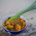 Minestrone aux boulettes de boeuf