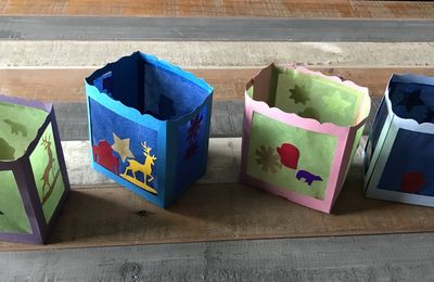 Calendrier de l'Avent - Case 8 - Fête des Lumières Atelier photophore - Les 4 choupinettes à la maison 