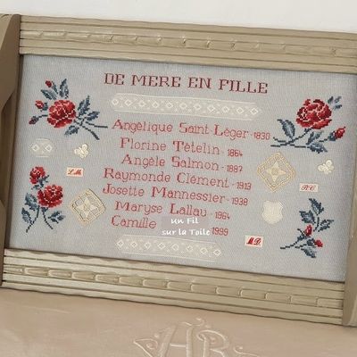 De mère en fille, 7 générations brodées
