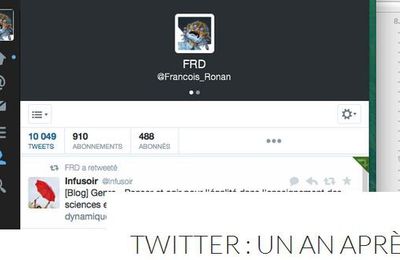 Un an de Twitter