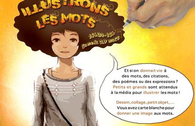 [Annonce] Illustrons les mots - 29 mars 2014