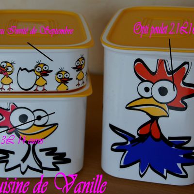Un peu de rangement dans vos placards !!!! avec Tupperware !!!!