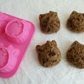 muffins hyperprotéinés 7 céréales au chocolat et au sirop d'érable (sans oeufs ni sucre ni beurre)