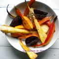 Légumes confits au four au sirop d’érable