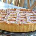 Tarte cloisonnée aux pommes et muroise