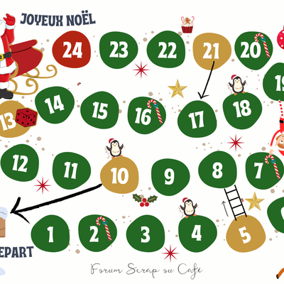 Forum Scrap ou café : jeu "le Traineau du Père Noël"