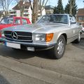 La Mercedes 350 SL coupé (retrorencard67)