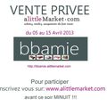 Vente PRIVÉE des demain, BBamie vous prépare une jolie sélection!!!