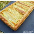 Petite Tarte Rhubarbe...un brin graphique !