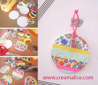 Déco Noël Masking tape