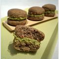 Whoopies petits pois & menthe