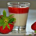 Panna cotta au Philadelphia et son coulis de fraises