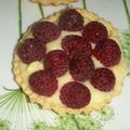 Tartelettes framboises sur lemon curd 