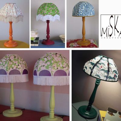 Lampes rétro sur mesure.