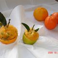 sorbet mandarine au basilic