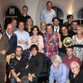 un soir avec Les dessinateurs du cartoons press a Genval ; 