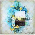 Page "Esprit vacances" - Guest designer 13 Arts.