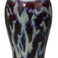 Good Chinese flambé meiping vase, 18th century