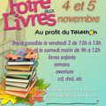 "Foire aux livres" au profit du Téléthon :