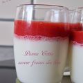 Panna Cotta arôme fraise des bois