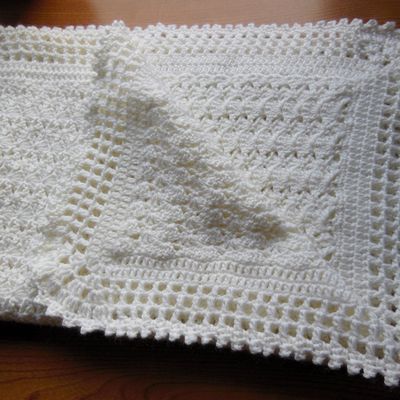 Couverture de bébé au crochet !