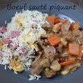 Boeuf sauté piquant