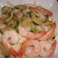 TAGLIATELLES AUX CREVETTES