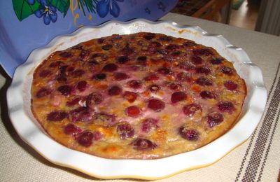 Flan aux cerises