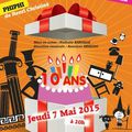 Soirée anniversaire Vocalya, 7 mai 2015, TMP, 20h00: l'Enfant et les Sortilèges et Phiphi