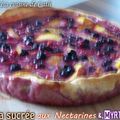 ღ " MIAM " Pizza sucrée aux Nectarines et Myrtilles