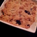 Crumble poire/chocolat