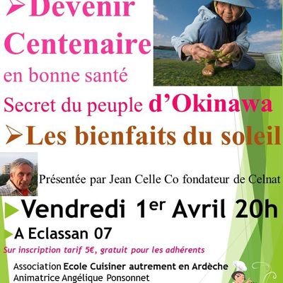 Conférence : Secrets de longévité d'Okinawa