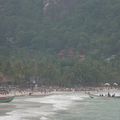 Nous sommes à Koh Phan Gan et voici la plage d'Hat Rin ou se déroule la fameuse FULL MOON PARTY !!!!