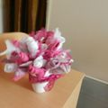 Petit  bouquet  fait avec des chaussettes