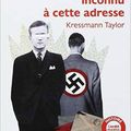 Inconnu à cette adresse de Kressmann Taylor 