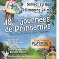 19ème journées de Printemps le 23 mai 2015 à Montmagny (95)