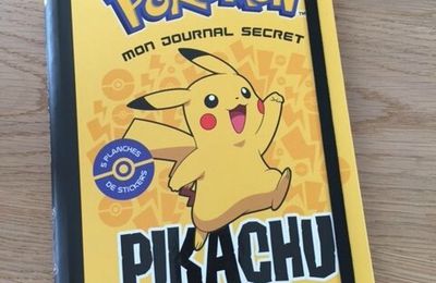 Nous avons découvert Mon journal secret Pokémon Pikachu