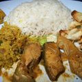 Red fish curry: curry de poisson rouge (hi hi) du Kerala