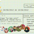 Vente de créateurs du 4 au 10 juin 2012