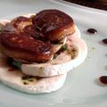 Escalope de foie gras sur champignons de Paris