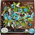 Blue blossoming by Lilas designs
