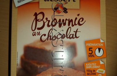 J'ai testé ... Préparation pour Brownie au chocolat Nestlé Dessert