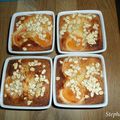 Crèmes-gâteaux amandes et abricots