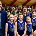 CHAMPIONNATS INTERRÉGIONAUX DE GYMNASTIQUE : LES BENJAMINES AU PIED DU PODIUM.