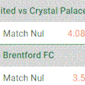 Les paris sur le match West Ham-Crystal Palace sont sur Sportcash 